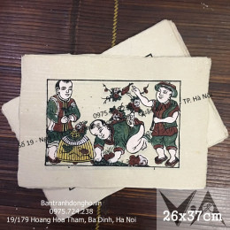 Tranh Đông Hồ Chơi Chim